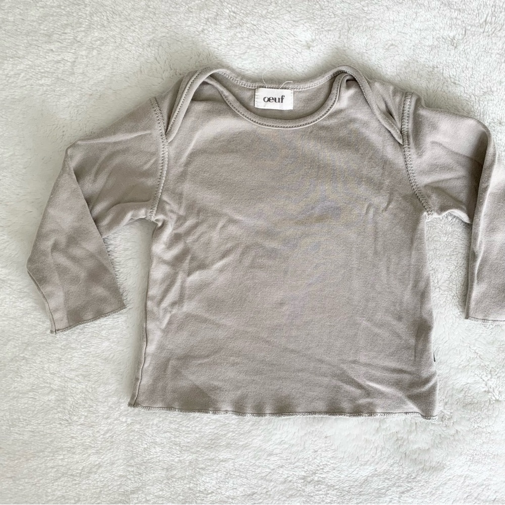 Oeuf Long-Sleeve Tee, Size 6-12M